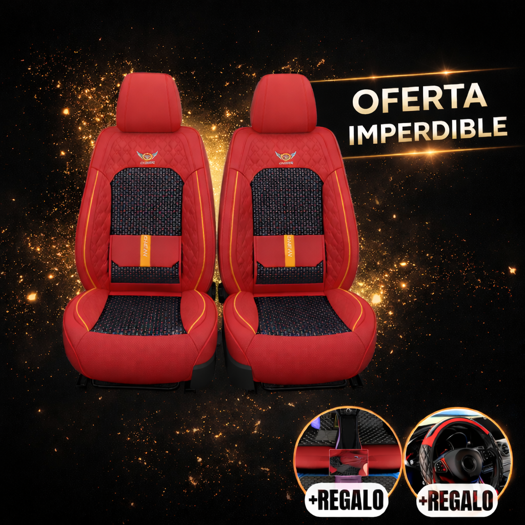 Axon Premium | Cubre Auto Universal en Cuero con Airbag y Regalos