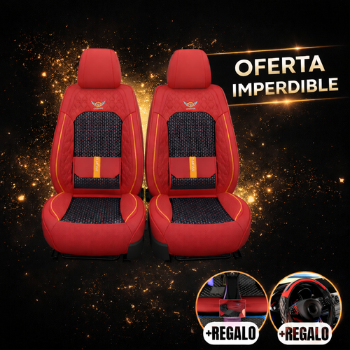 Axon Premium | Cubre Auto Universal en Cuero con Airbag y Regalos