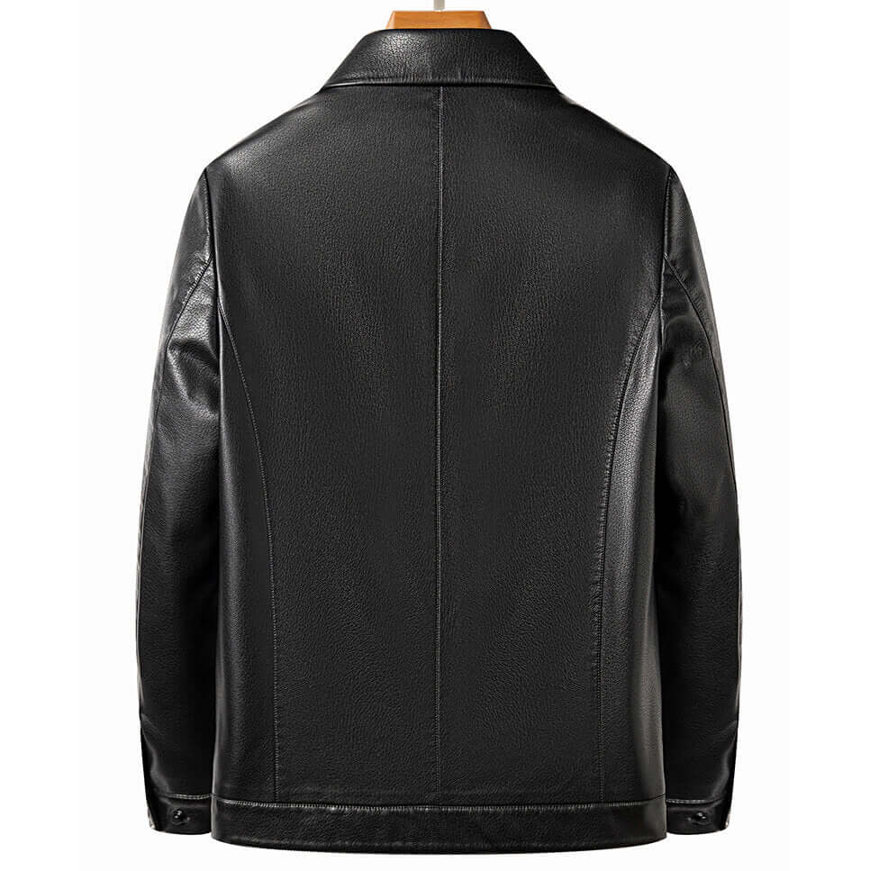 Campera de cuero - Black Elegance