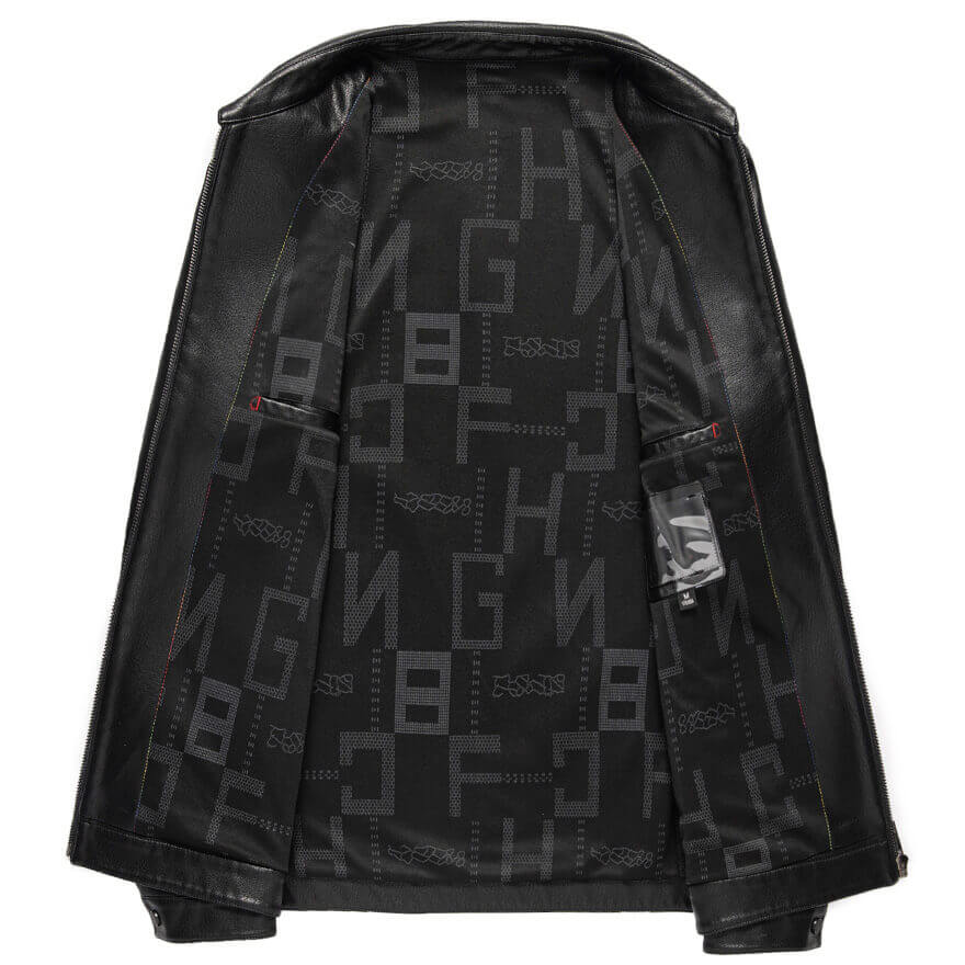 Campera de cuero - Black Elegance